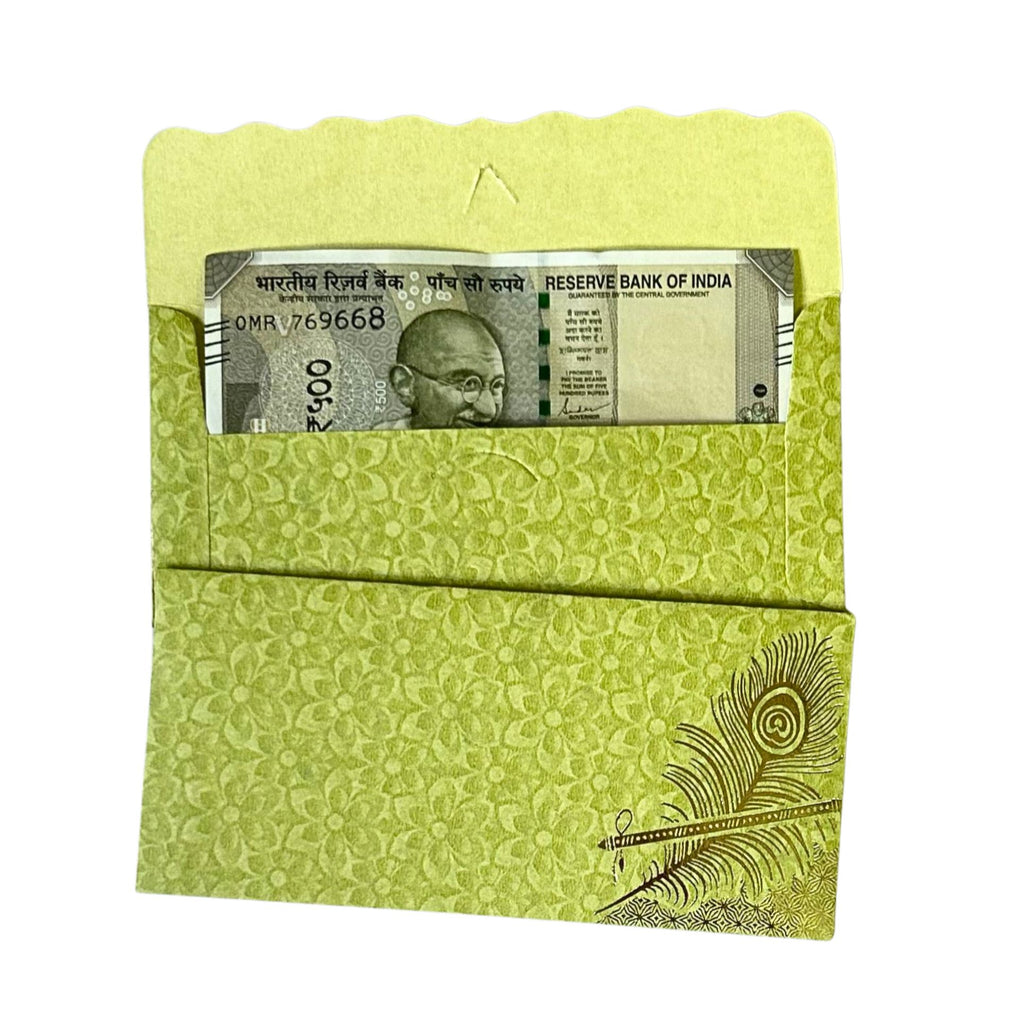 Mettalic Finish Shagun Envelopes | Multicolor Color | Rectangular Shape | Wedding, Festivals, Traditional Gifting Envelope