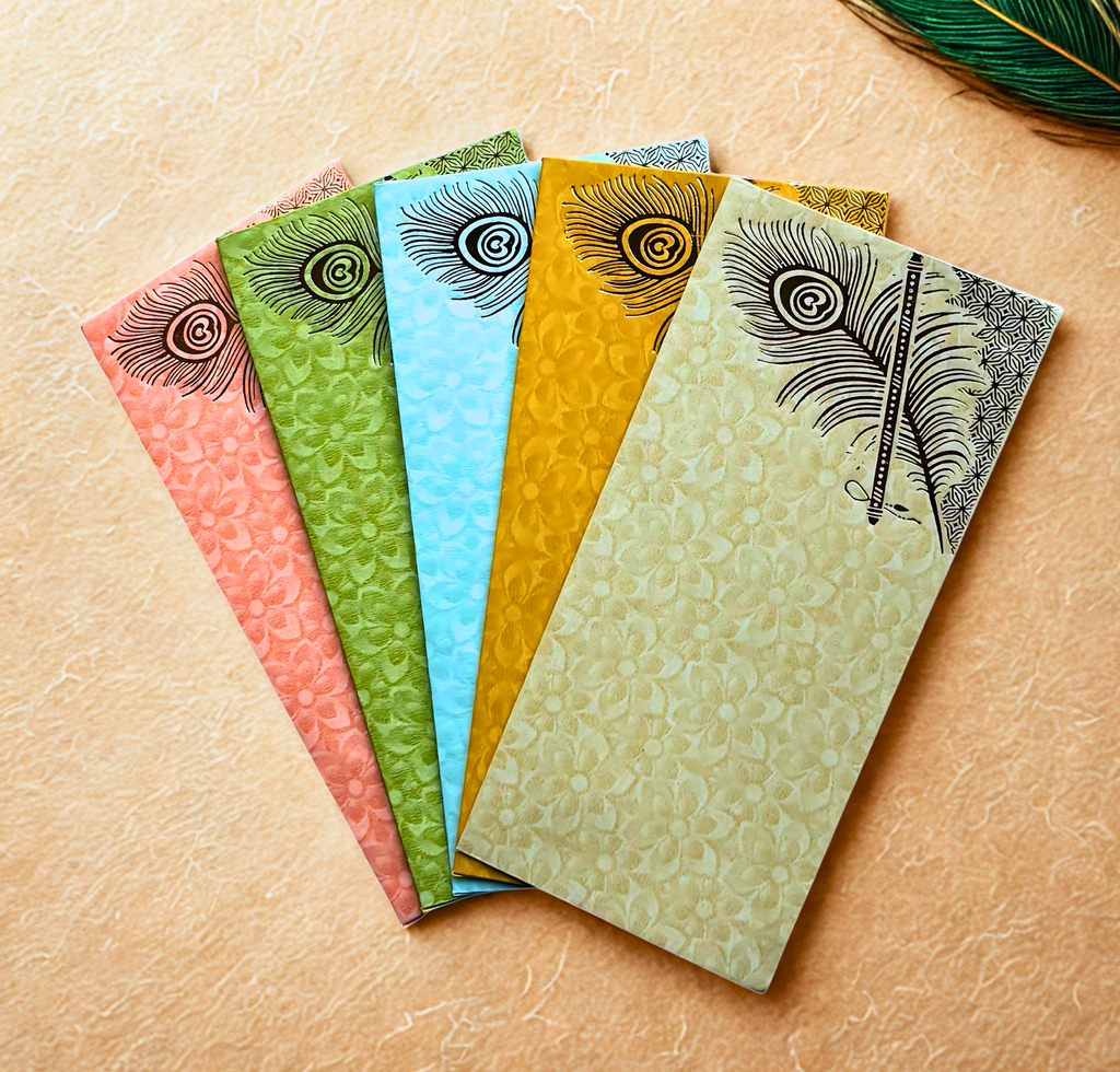 Mettalic Finish Shagun Envelopes | Multicolor Color | Rectangular Shape | Wedding, Festivals, Traditional Gifting Envelope